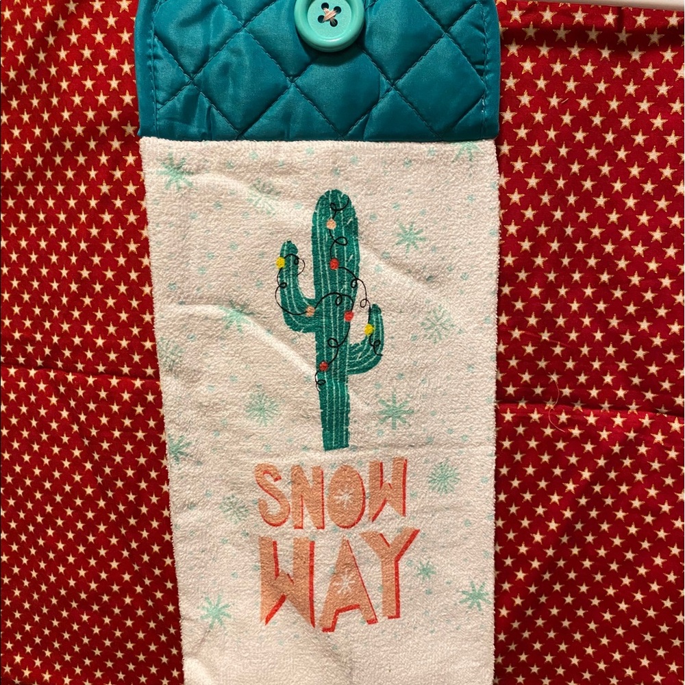 Handmade Christmas hanging towels